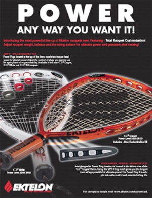 Racquetball Photo: Ektelon Launches the 2007 2008 Racquet Line